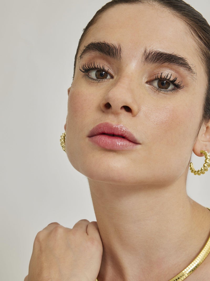 Boucles d'oreilles Luxenter Intia en plaqué or jaune 18K Doré/or - Kiabi