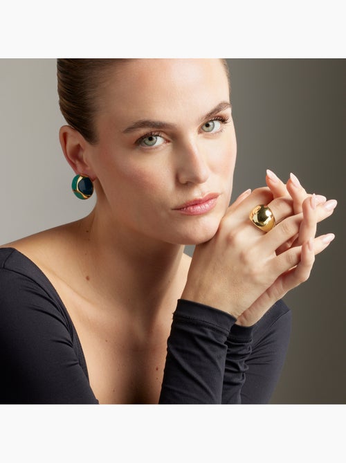 Boucles d'oreilles Luxenter Iofes et plaqué or 18k - Kiabi