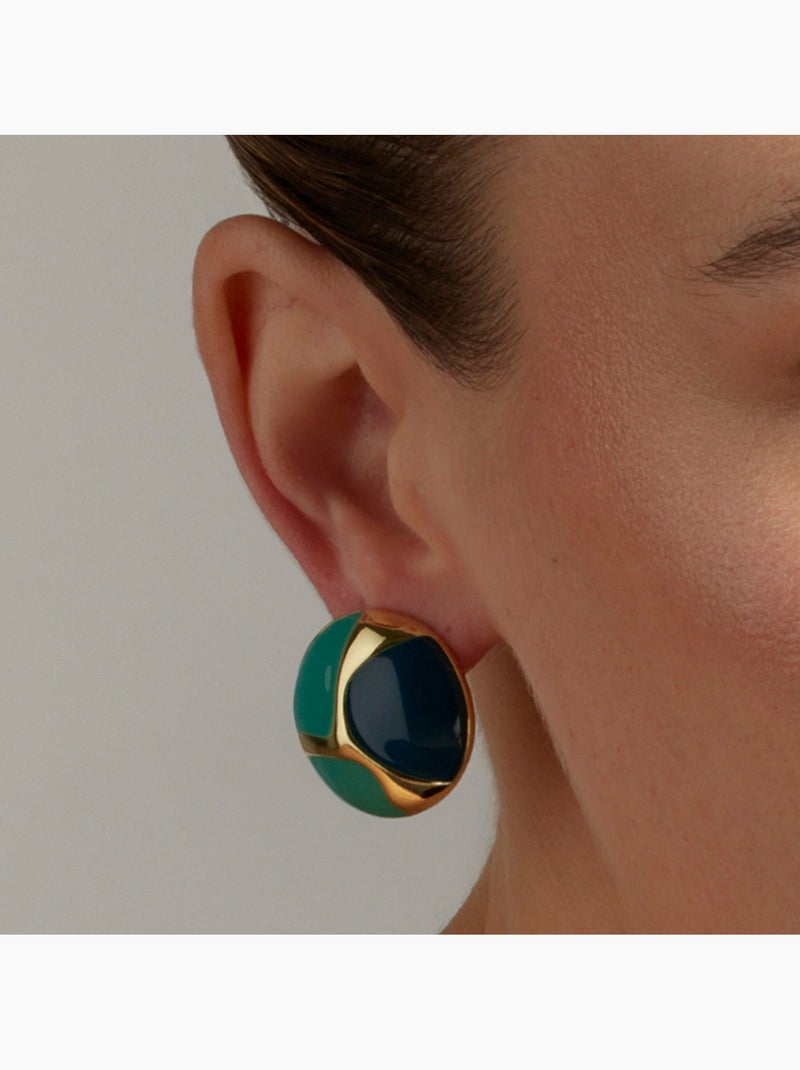 Boucles d'oreilles Luxenter Iofes et plaqué or 18k Multicolore - Kiabi