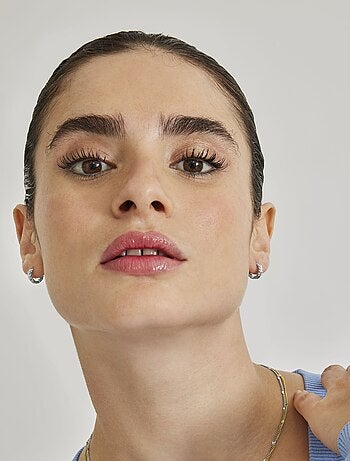 Boucles d'oreilles Luxenter Isbak rhodiées