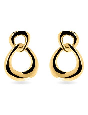 Boucles d'oreilles Luxenter Jomo en or jaune 18 carats