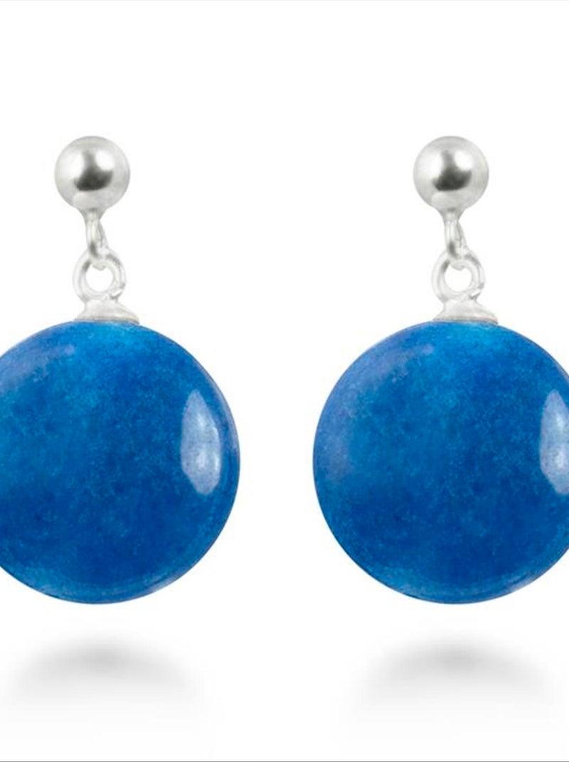 Boucles d'oreilles Luxenter Kenitna rhodiées Multicolore - Kiabi