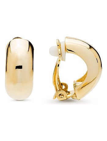 Boucles d'oreilles Luxenter Kevda en or jaune 18 carats