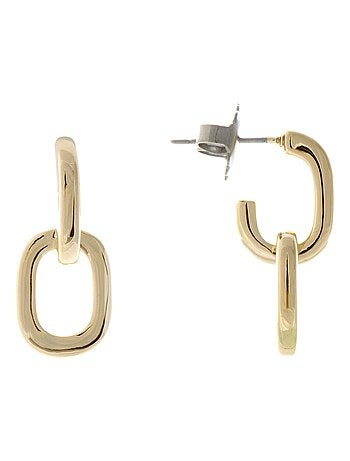 Boucles d'oreilles Luxenter Khihu en or jaune 18 carats