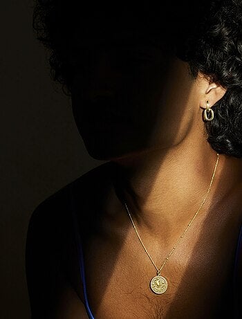 Boucles d'oreilles Luxenter Khihu en or jaune 18 carats