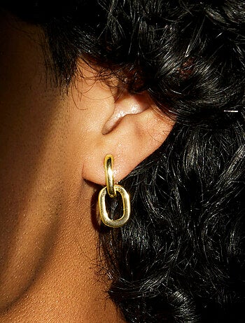 Boucles d'oreilles Luxenter Khihu en or jaune 18 carats