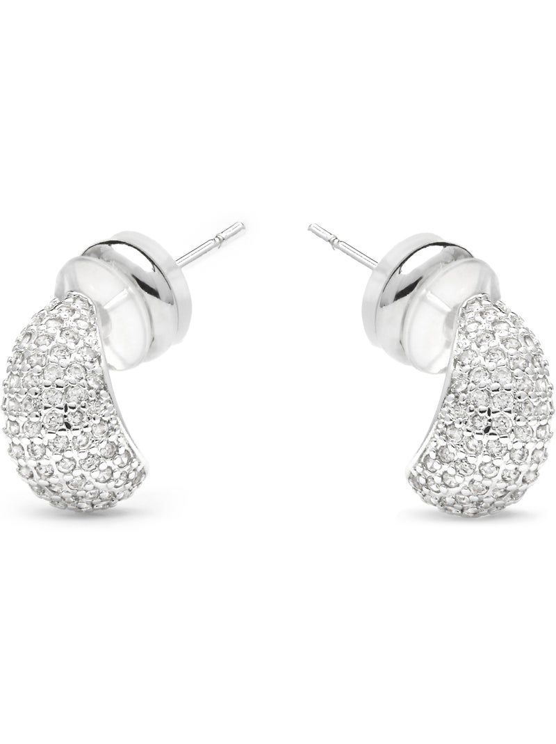 Boucles d'oreilles Luxenter Kincon argenté Blanc - Kiabi
