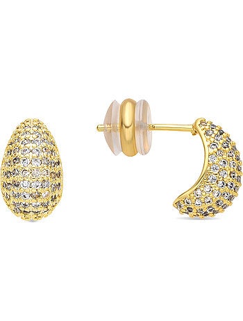 Boucles d'oreilles Luxenter Kincon et plaqué or 18k