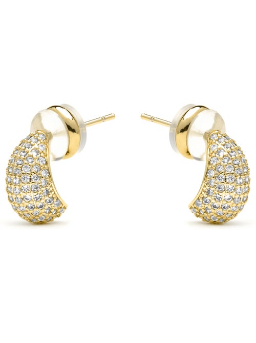 Boucles d'oreilles Luxenter Kincon et plaqué or 18k - Kiabi Boucles d'oreilles Luxenter Kincon et plaqué or 18k - Kiabi
