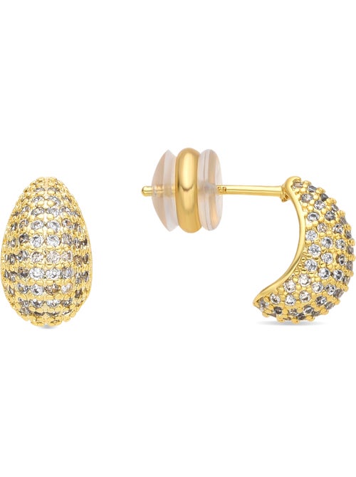 Boucles d'oreilles Luxenter Kincon et plaqué or 18k - Kiabi