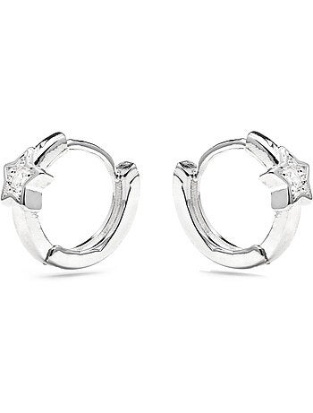 Boucles d'oreilles Luxenter Ktyu argenté