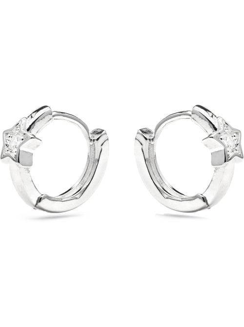 Boucles d'oreilles Luxenter Ktyu argenté - Kiabi