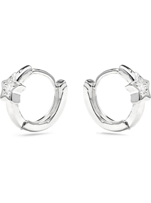 Boucles d'oreilles Luxenter Ktyu argenté - Kiabi