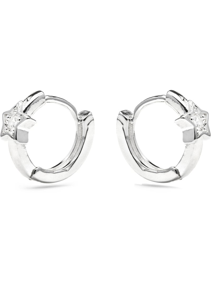 Boucles d'oreilles Luxenter Ktyu argenté Blanc - Kiabi