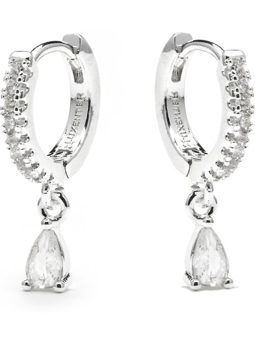 Boucles d'oreilles Luxenter Laade finition argentée - Kiabi Boucles d'oreilles Luxenter Laade finition argentée - Kiabi