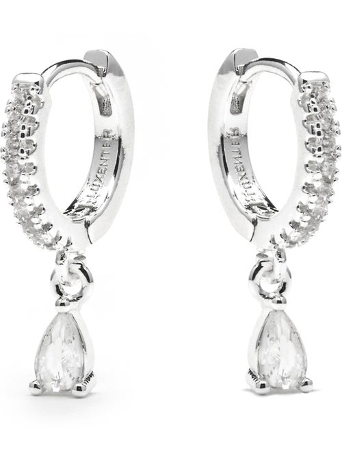 Boucles d'oreilles Luxenter Laade finition argentée - Kiabi