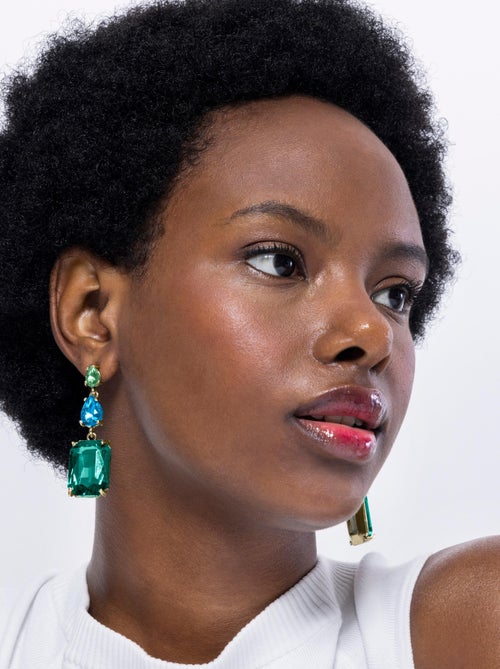 Boucles d'oreilles Luxenter Lali et plaqué or 18k - Kiabi