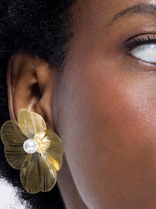 Boucles d'oreilles Luxenter Leina en or jaune 18 carats - Kiabi