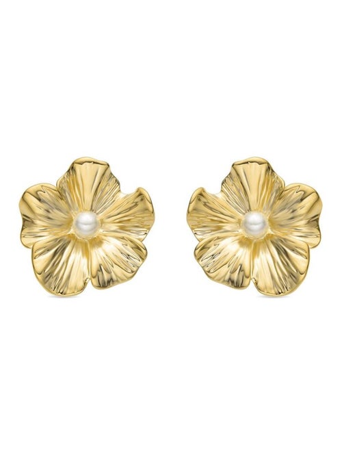 Boucles d'oreilles Luxenter Leod plaqué or 18 carats - Kiabi