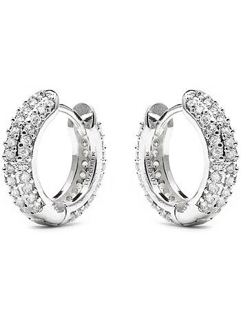 Boucles d'oreilles Luxenter Lesrat en argent