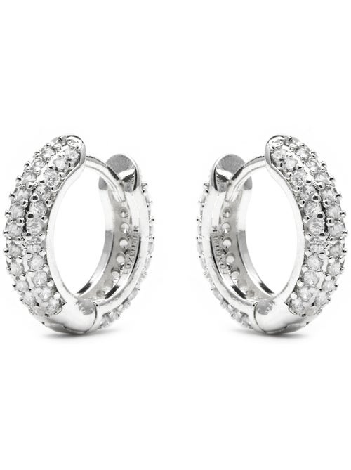 Boucles d'oreilles Luxenter Lesrat en argent - Kiabi