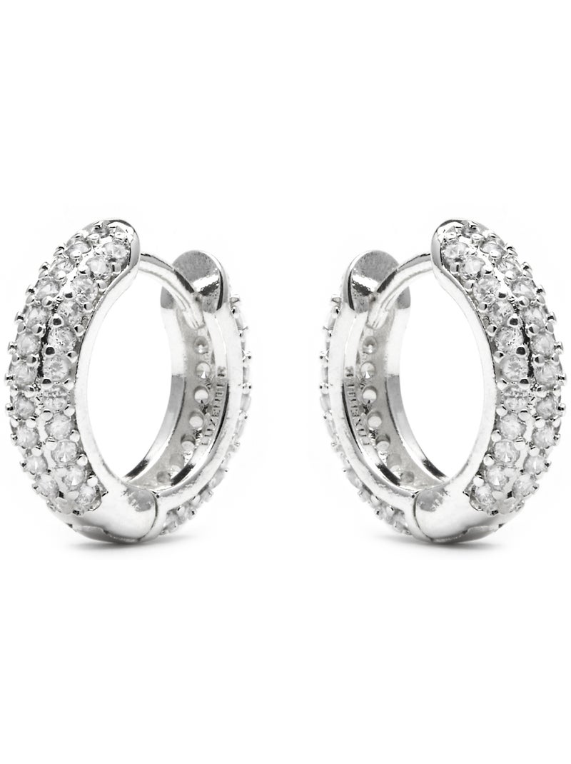 Boucles d'oreilles Luxenter Lesrat en argent Argent - Kiabi
