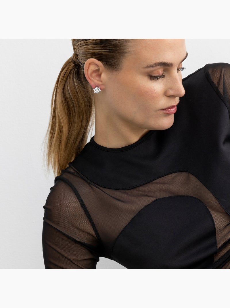 Boucles d'oreilles Luxenter Leth en argent Blanc - Kiabi