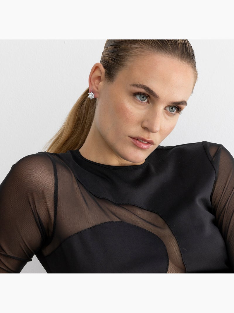 Boucles d'oreilles Luxenter Leth en argent Blanc - Kiabi