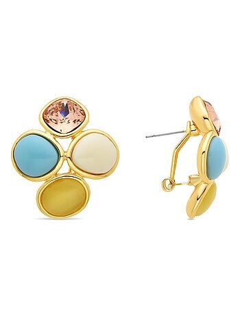 Boucles d'oreilles Luxenter Lezu et plaqué or 18k