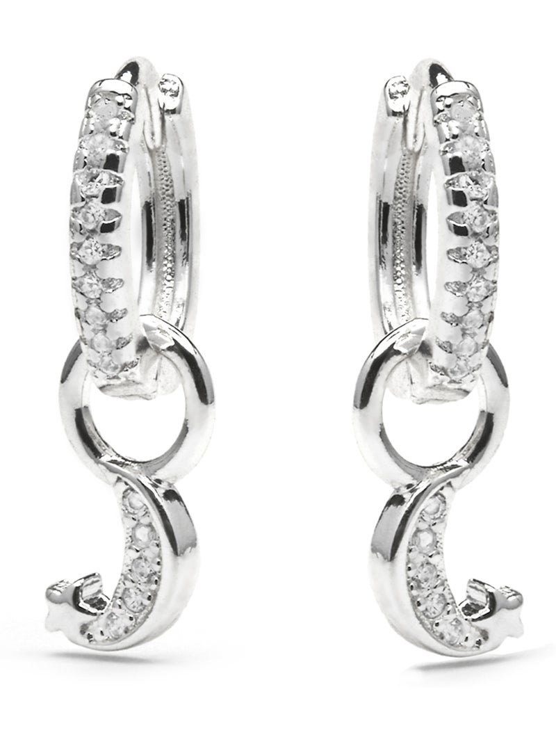 Boucles d'oreilles Luxenter Lingma en argent Argent - Kiabi