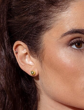 Boucles d'oreilles Luxenter Linson en or jaune 18 carats