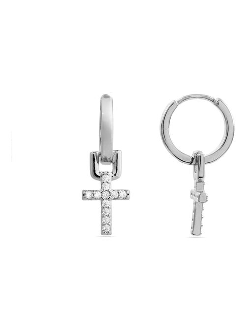 Boucles d'oreilles Luxenter Lizel plaquées rhodium - Kiabi