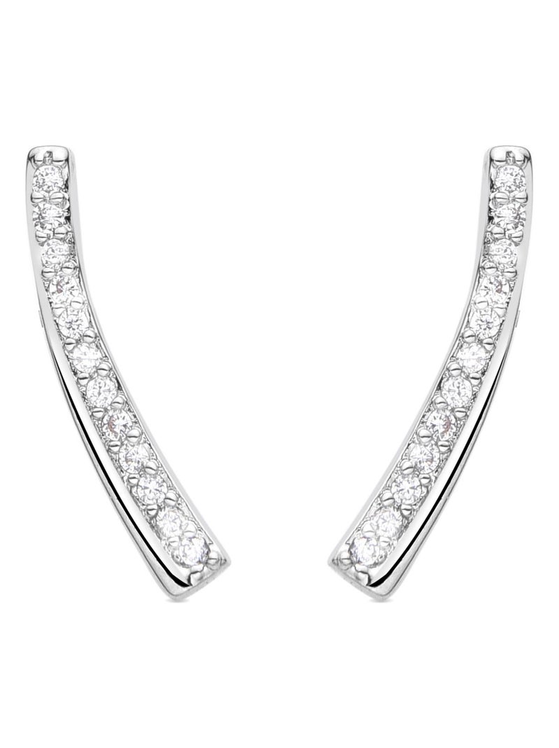 Boucles d'oreilles Luxenter Losha argentées Argent - Kiabi