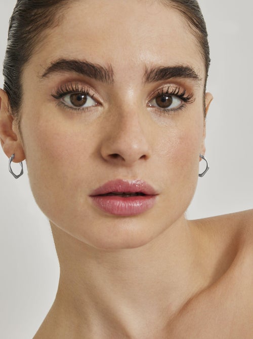 Boucles d'oreilles Luxenter Meria plaquées rhodium - Kiabi