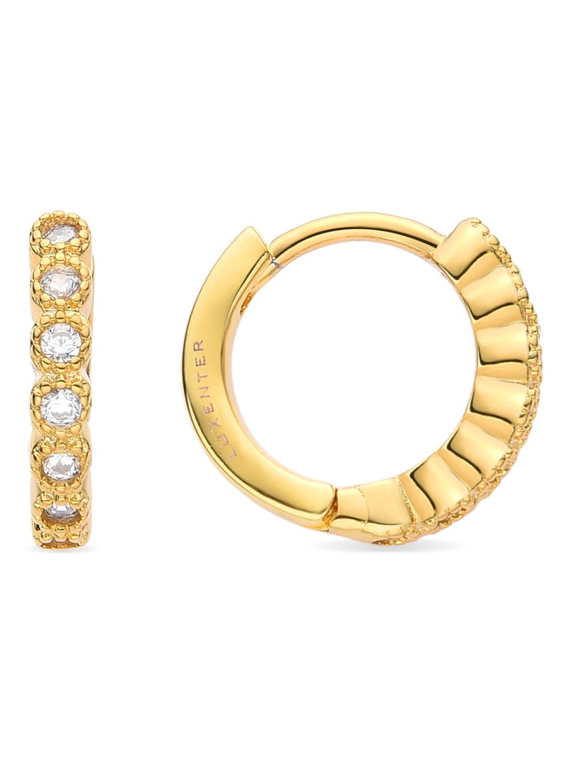 Boucles d'oreilles Luxenter Merwa Zirconia Argent - Kiabi