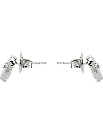 Boucles d'oreilles Luxenter Moi finition argentée
