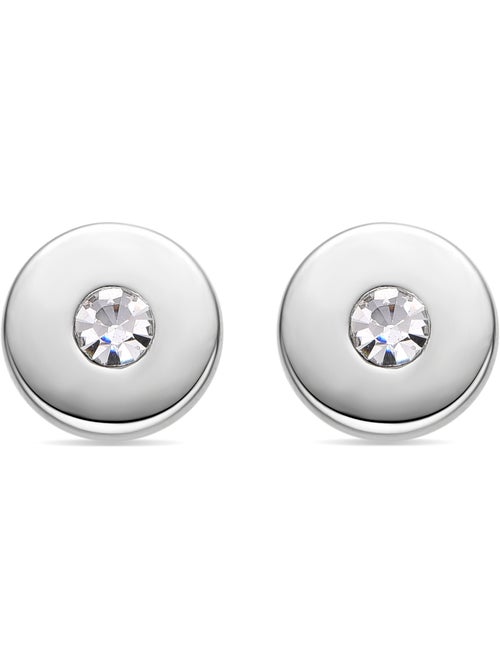 Boucles d'oreilles Luxenter Moi finition argentée - Kiabi Boucles d'oreilles Luxenter Moi finition argentée - Kiabi