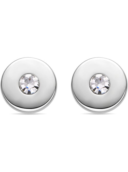 Boucles d'oreilles Luxenter Moi finition argentée - Kiabi