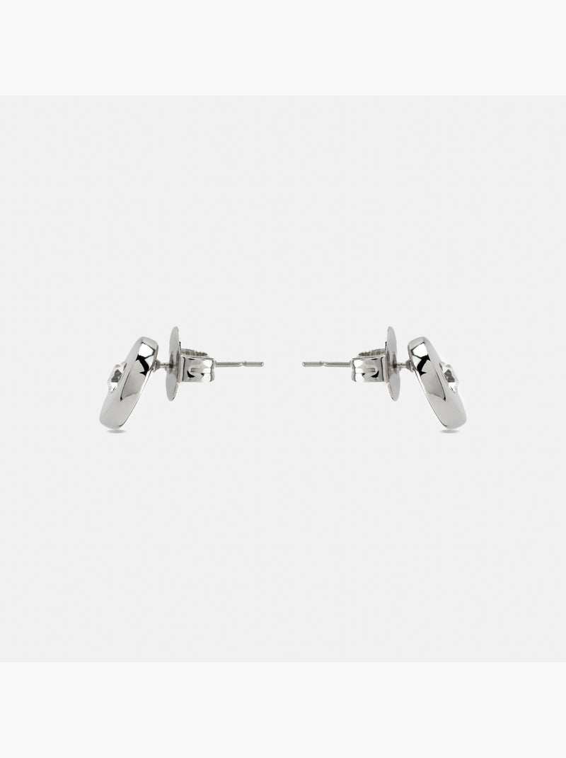 Boucles d'oreilles Luxenter Moi finition argentée Gris - Kiabi