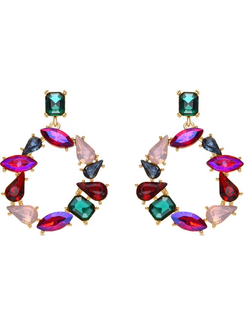 Boucles d'oreilles Luxenter Moken et plaqué or 18k - Kiabi