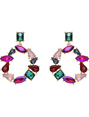 Boucles d'oreilles Luxenter Moken plaqué or 18k
