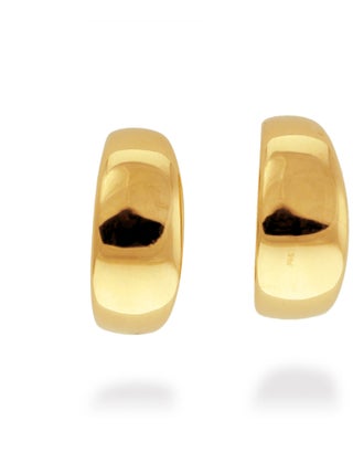 Boucles d'oreilles Luxenter Mrango finition or jaune 18 Kts