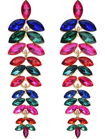 Boucles d'oreilles Luxenter Nex plaqué or 18k