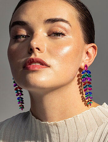 Boucles d'oreilles Luxenter Nex plaqué or 18k