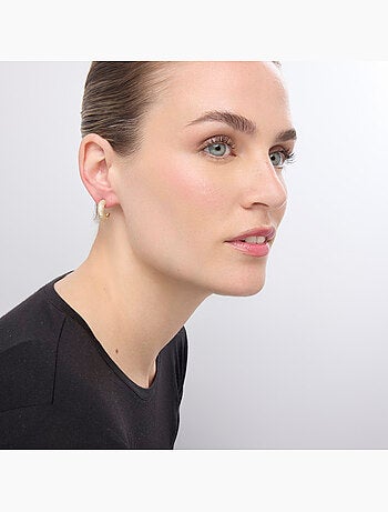 Boucles d'oreilles Luxenter Niras et plaqué or 18k
