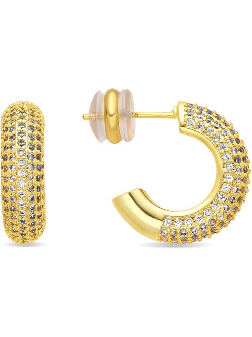 Boucles d'oreilles Luxenter Niras et plaqué or 18k - Kiabi