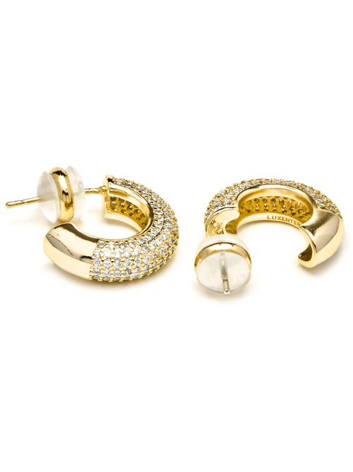 Boucles d'oreilles Luxenter Niras et plaqué or 18k - Kiabi