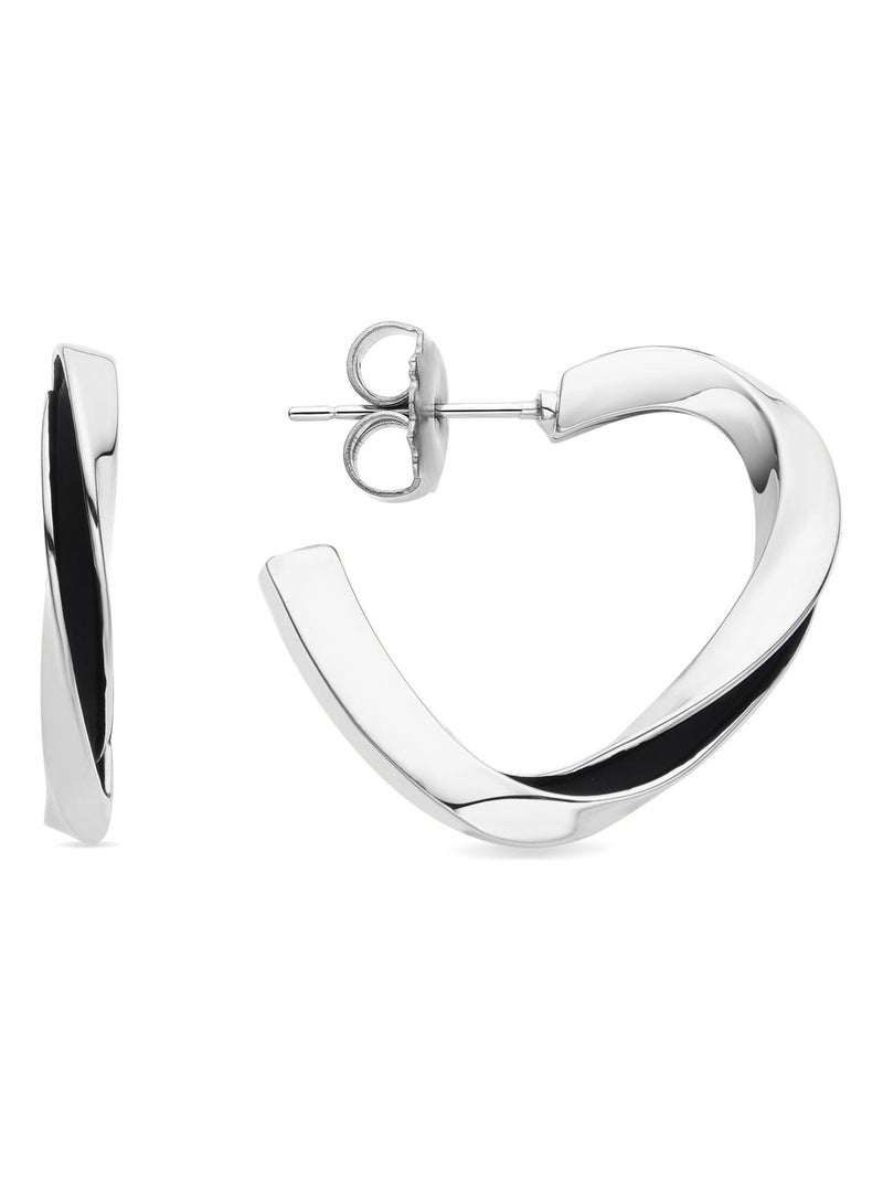 Boucles d'oreilles Luxenter Nuosi plaquées rhodium Argent - Kiabi