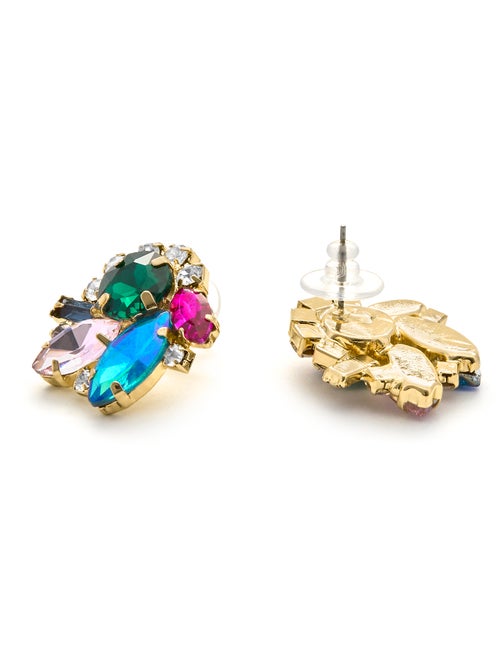 Boucles d'oreilles Luxenter Nyuva et plaqué or 18k - Kiabi