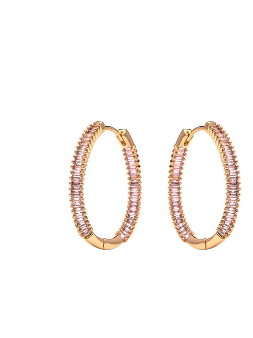 Boucles d'oreilles Luxenter or jaune 18k améthyste zircone cubique - Thaljo - Kiabi Boucles d'oreilles Luxenter or jaune 18k améthyste zircone cubique - Thaljo - Kiabi